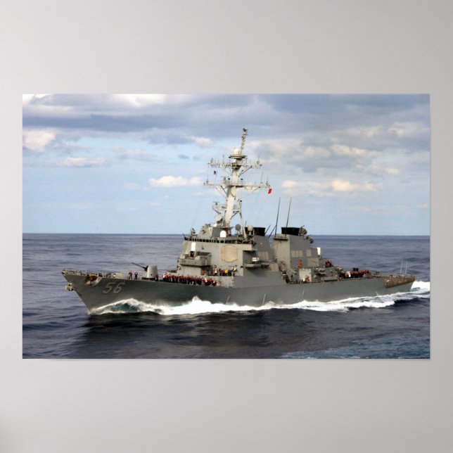 Poster USS John S. McCain (DDG 56) (Frente)