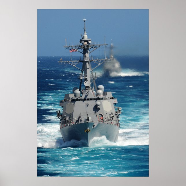 Pôster USS Kidd (DDG 100) (Frente)