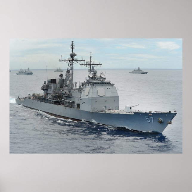 Pôster USS Lake Champlain (CG 57) (Frente)