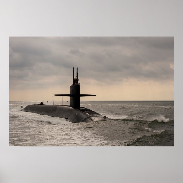 Poster USS Maryland (SSBN 738) (Frente)