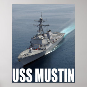 Poster USS Mustin