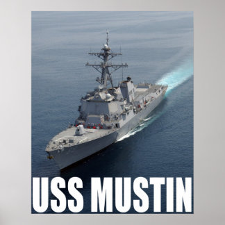 Poster USS Mustin