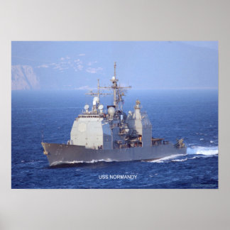 Poster USS Normandia (CG 60)