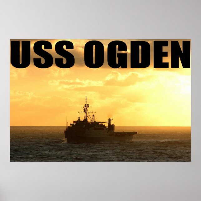 POSTER USS OGDEN (Frente)