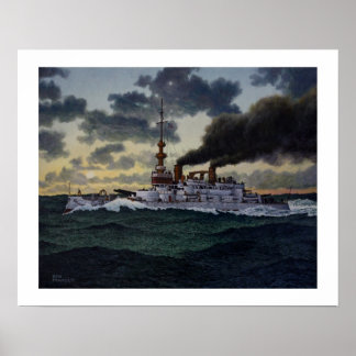 Pôster USS Oregon - 1896