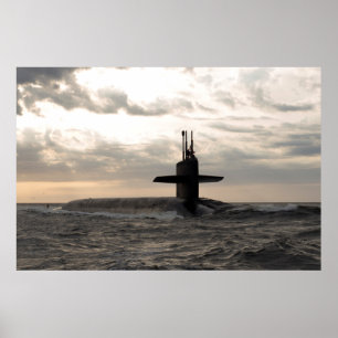 Poster USS Rhode - ilha (SSBN 740)