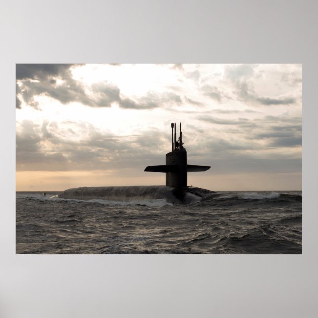 Poster USS Rhode Island (SSBN 740) (Frente)