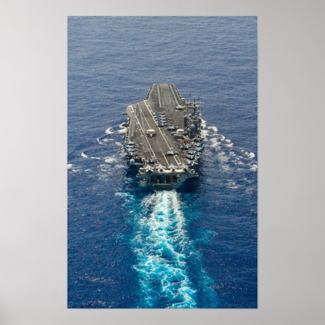 Pôster USS Ronald Reagan (CVN 76) (Frente)