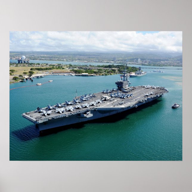 Poster USS Ronald Reagan (CVN 76) (Frente)
