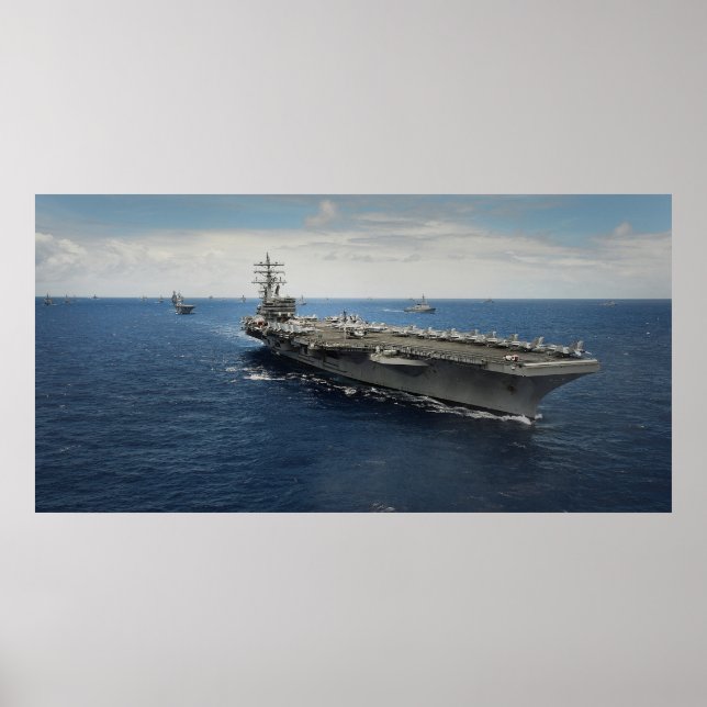 Pôster USS Ronald Reagan (CVN 76) (Frente)