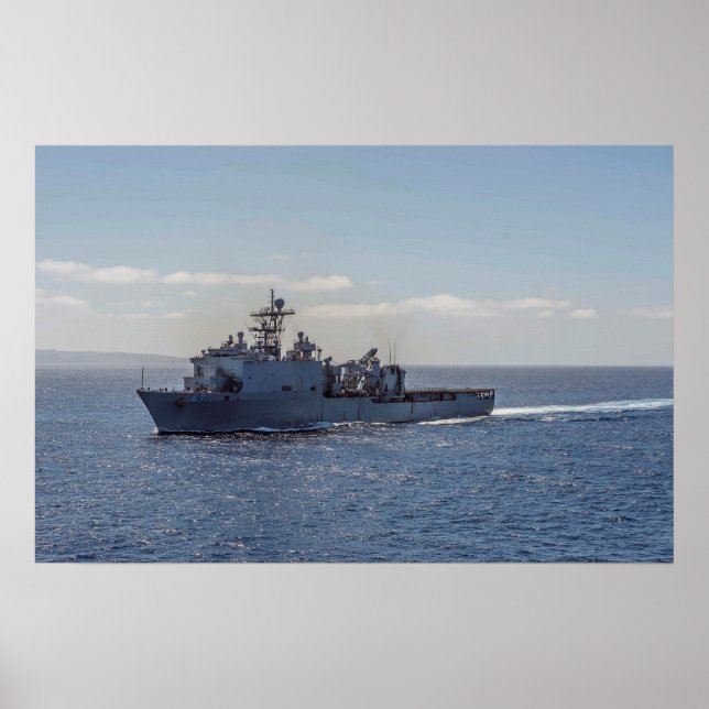 Poster USS Rushmore (LSD 47) (Frente)