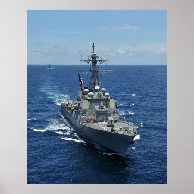 Poster USS Russell (DDG 59) (Frente)
