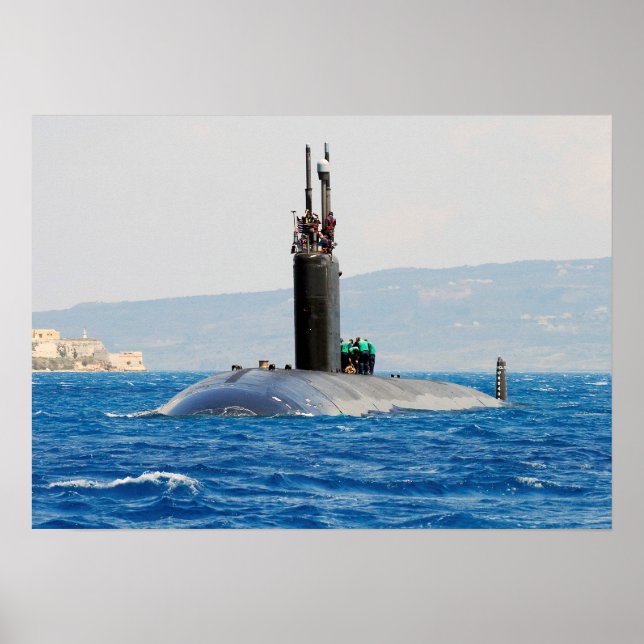 Pôster USS San Juan (SSN 751) (Frente)