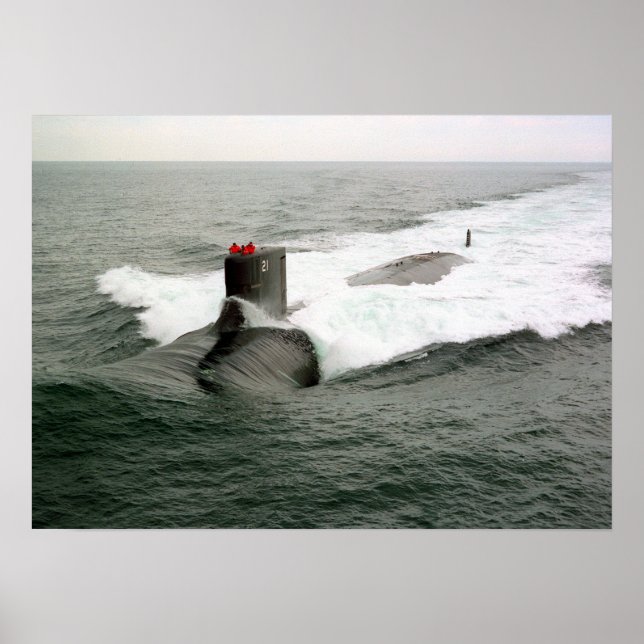 Poster USS Seawolf (SSN 21) (Frente)
