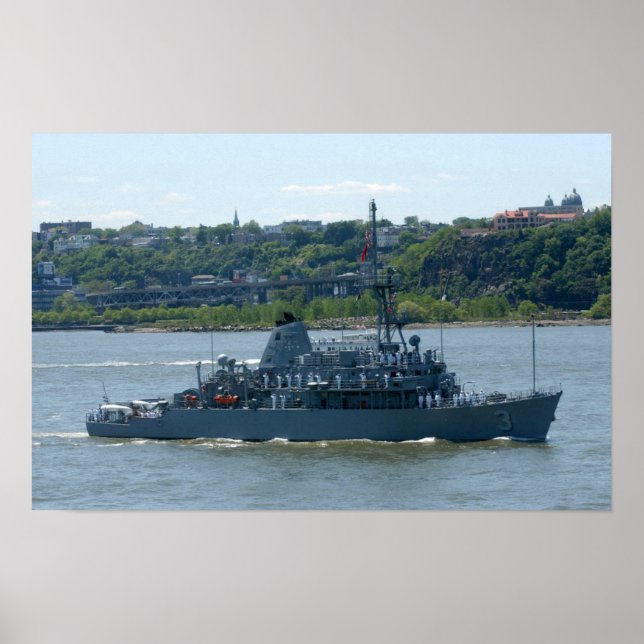 Pôster USS Sentry (MCM 3) (Frente)