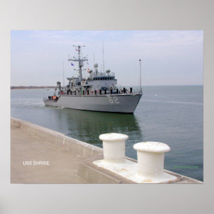 Poster USS Shrike (MHC 62)