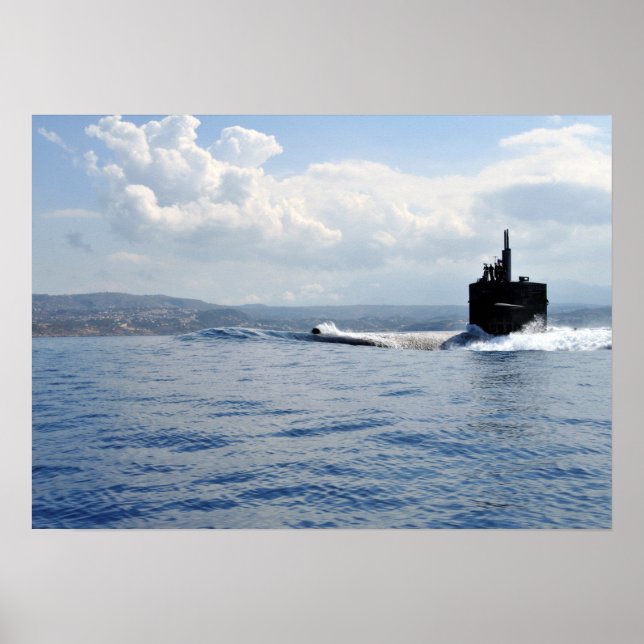 POSTER USS (SSN 725) (Frente)