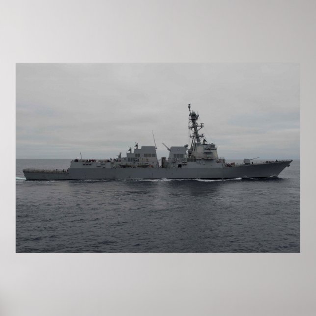 Pôster USS Sterett (DDG 104) (Frente)