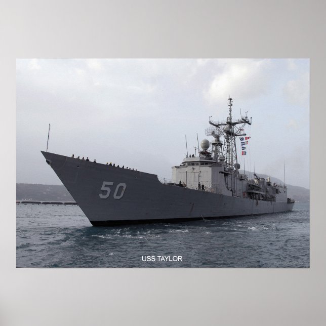 Poster USS Taylor (Frente)
