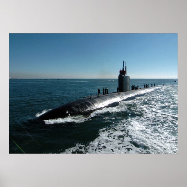 Poster USS Topeka (SSN 754) (Frente)