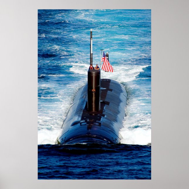 Pôster USS Tuscon (SSN 770) (Frente)