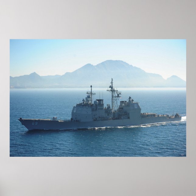 Poster USS Vicksburg (CG 69) (Frente)