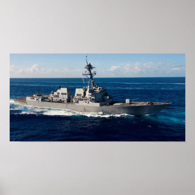 Pôster USS Wayne E. Meyer (DDG 108) (Frente)