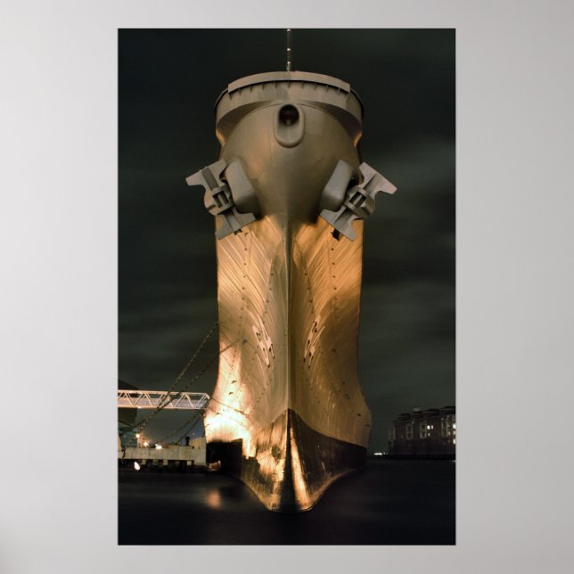 Poster USS Wisconsin (Frente)