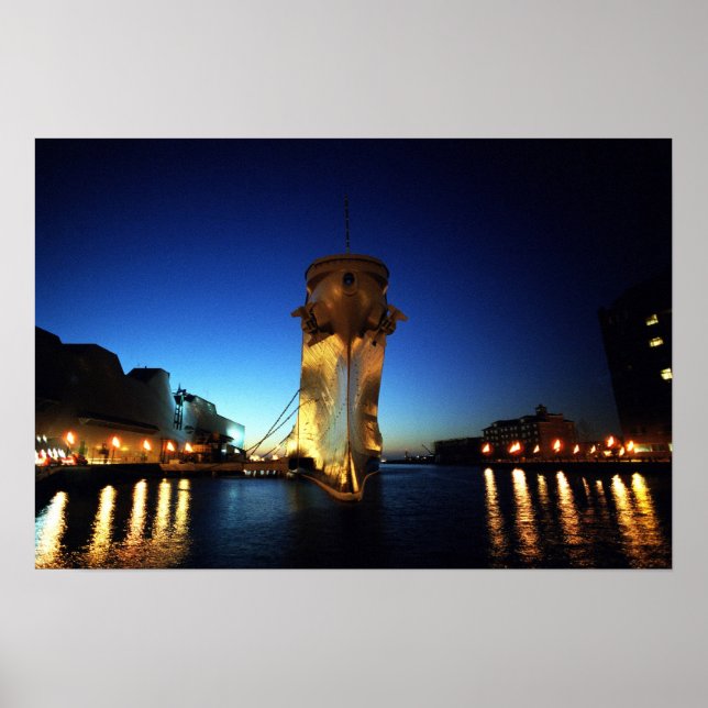 Poster USS Wisconsin (Frente)