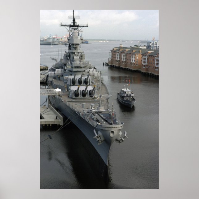 Pôster USS Wisconsin (Frente)