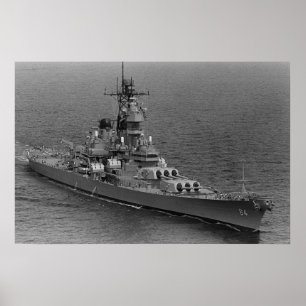 Pôster USS Wisconsin (BB-64)