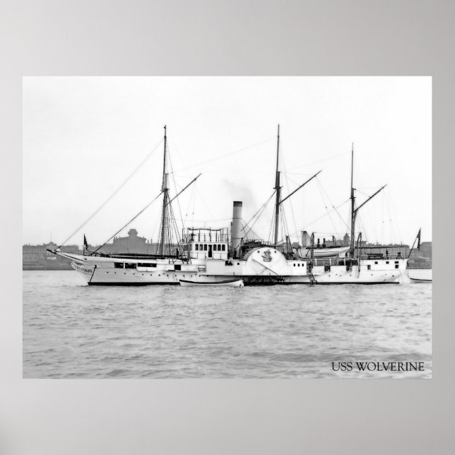 Pôster USS Wolverine (Frente)