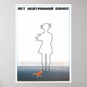 Poster USSR CCCP Guerra Fria União Soviética de Propagand