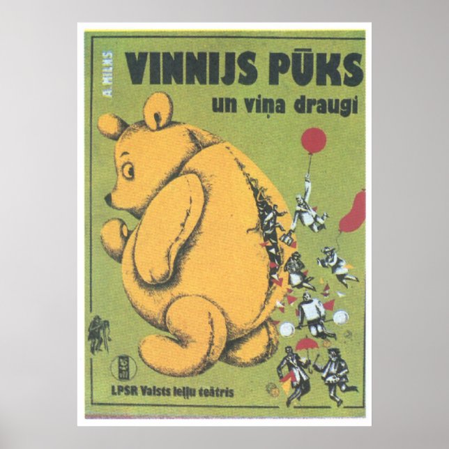 Poster USSR CCCP Guerra Fria União Soviética de Propagand (Frente)