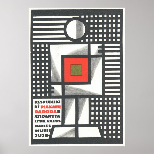 Pôster USSR CCCP Guerra Fria União Soviética de Propagand (Frente)