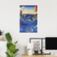 Pôster Utagawa Hiroshige, Mar Selvagem Quebrando nas Roch (Home Office)