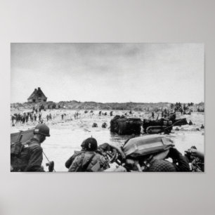 Poster Utah Beach - Normandy 1944