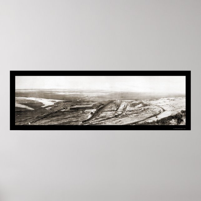 Pôster Utah Copper Mine Foto 1910 (Frente)