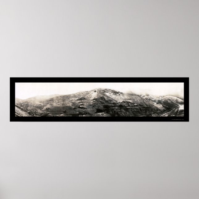 Pôster Utah Copper Mining Photo 1909 (Frente)