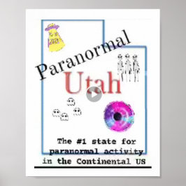 Poster Utah é o 1 estado paranormal