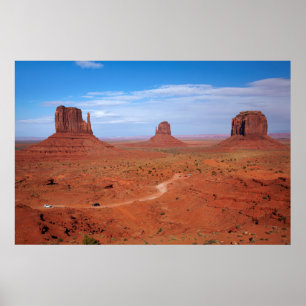 Poster Utah. Fronteira Arizona, Nação Navajo, Monumento