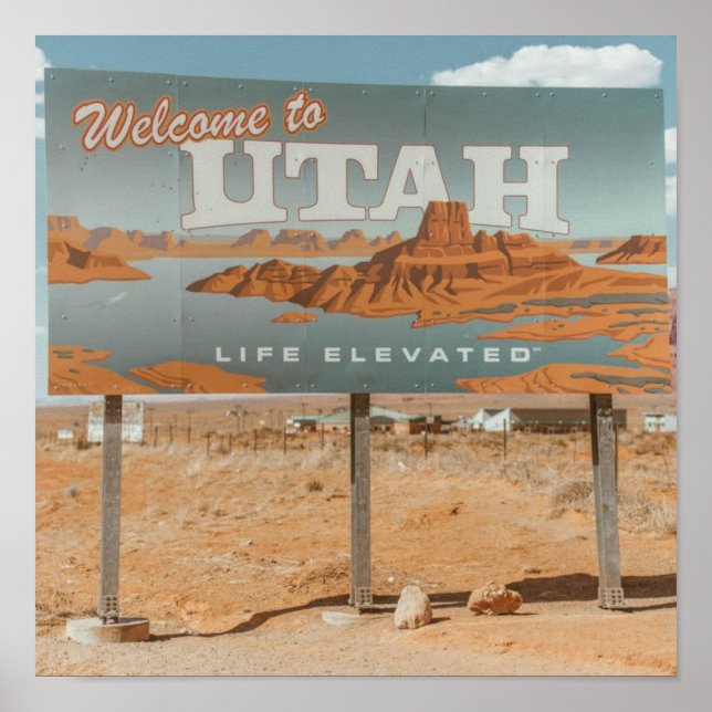 Poster Utah Life Elevada (Frente)