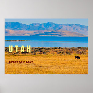 Poster UTAH O Estado do Grande Lago Salgado