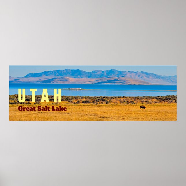 Poster UTAH O Excelente Salt Lake State (Frente)