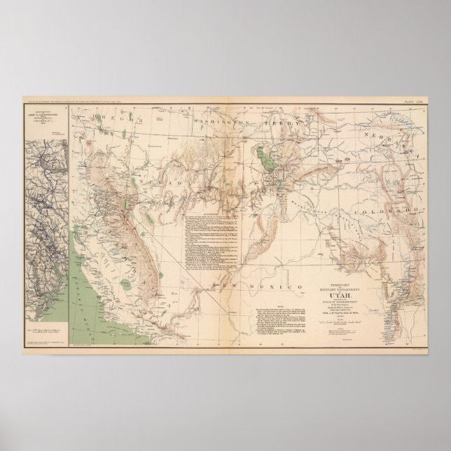 Poster Utah Terr & Mil Dept (Frente)