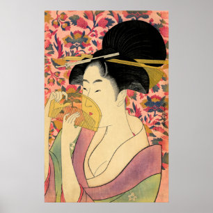 Pôster Utamaro: Kushi (Comb).