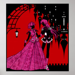Poster Utena Revolucionária Anthy & Utena