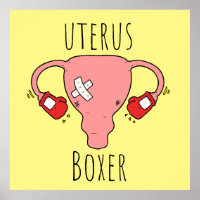 Uterus Boxer / Uterus Puns / Piadas Uterus