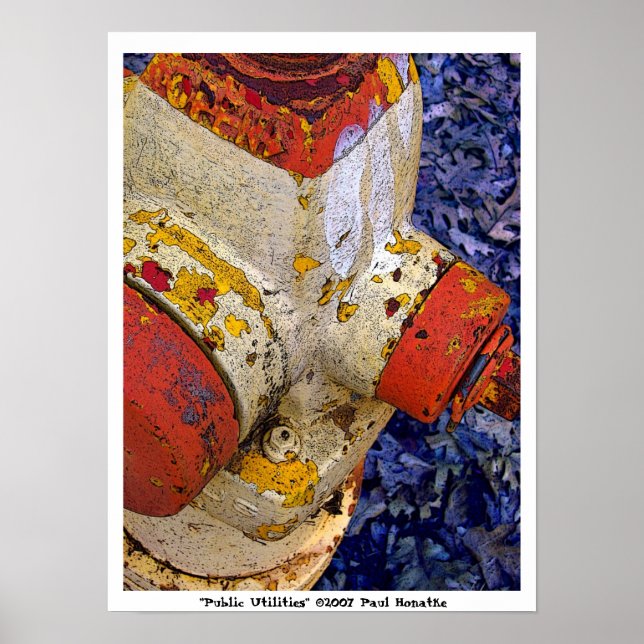 Pôster "Utilitários públicos" (Frente)