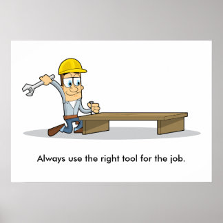 Pôster Utilização das ferramentas manuais 001